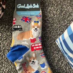Good Luck : Royal Corgi Socks